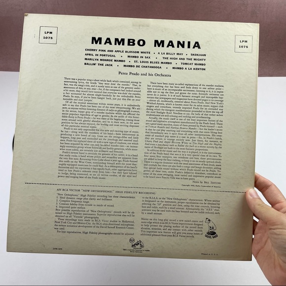Vintage Mambo Mania Perez Prado And Orchestra Vinyl Music Record - Picture 5 of 6